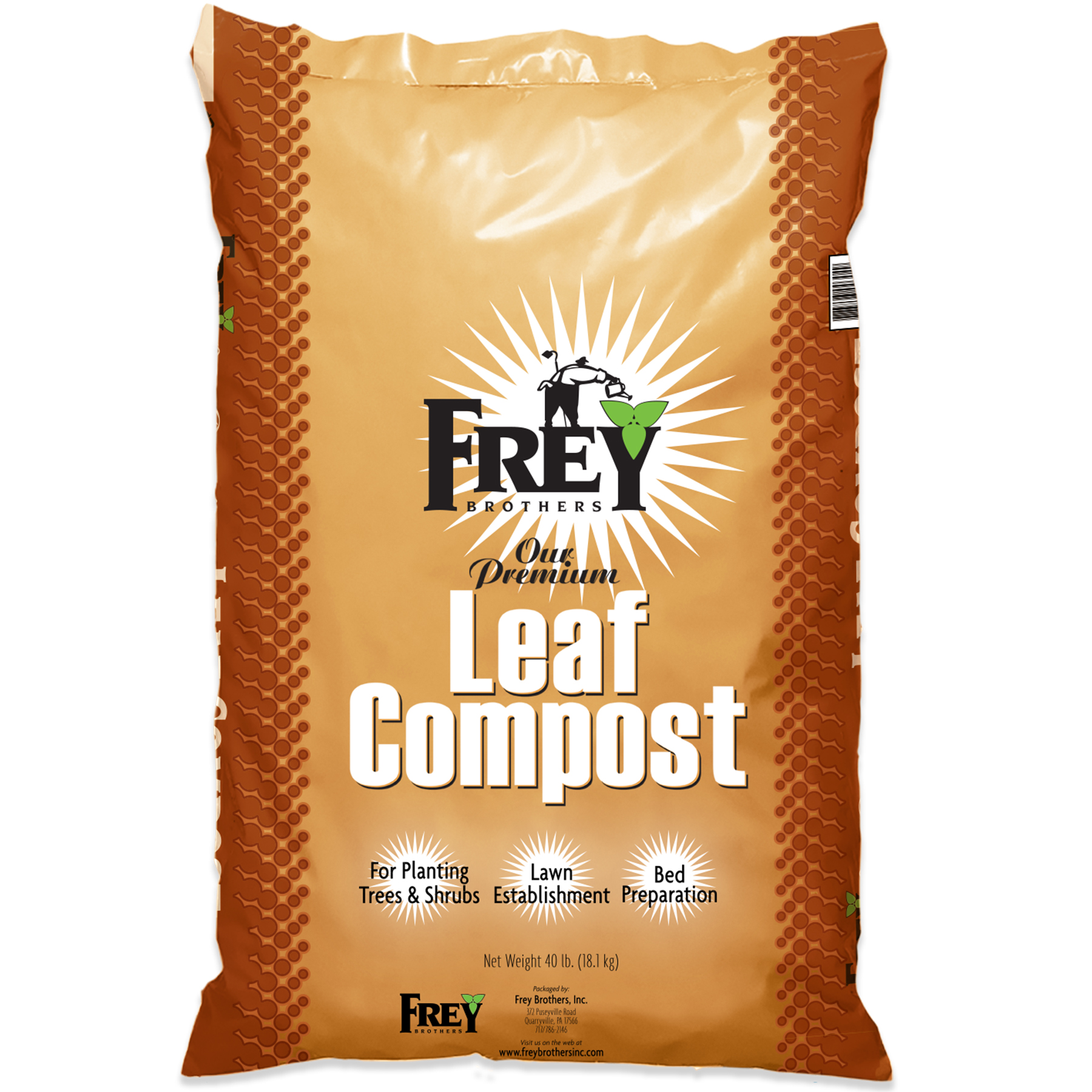 Frey Leaf Compost 0.75 cu ft Bag - 75 per pallet - Garden Center